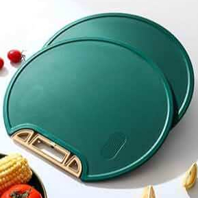 Tábua De Corte Antibacteriana À Prova De Mofo 35cm Com Suporte Em Pé Para Cozinha