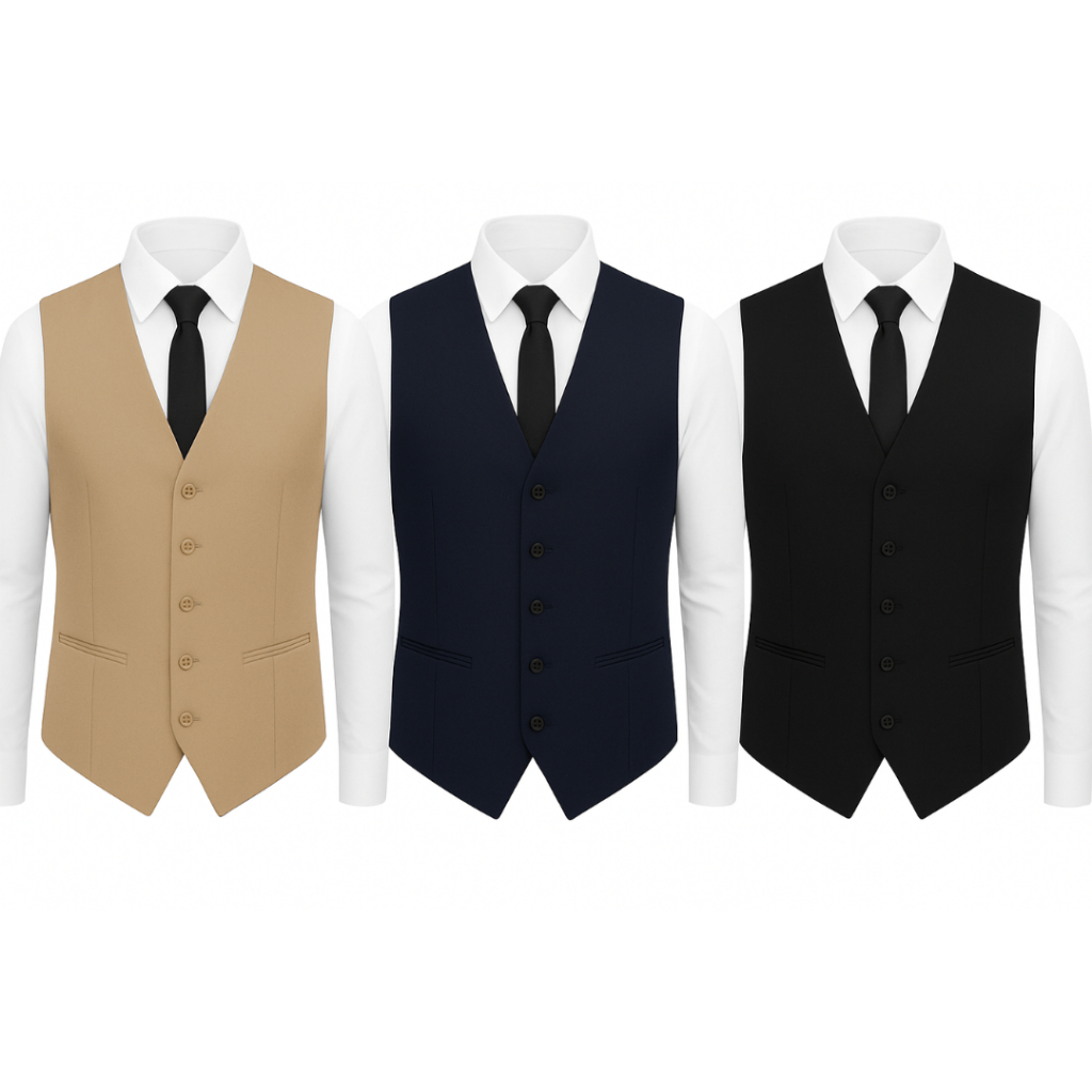 Kit 3 Coletes Elegante Social Masculino P/ Ternos - Eventos e Casamentos