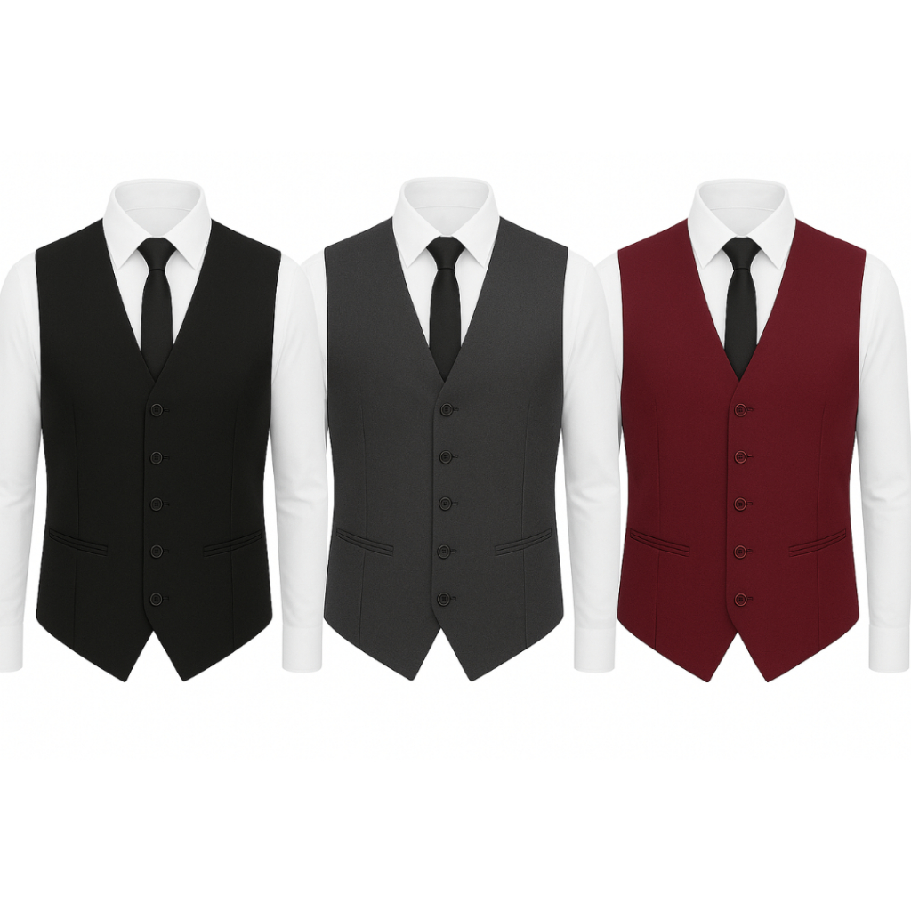 Kit 3 Coletes Elegante Social Masculino P/ Ternos - Eventos e Casamentos