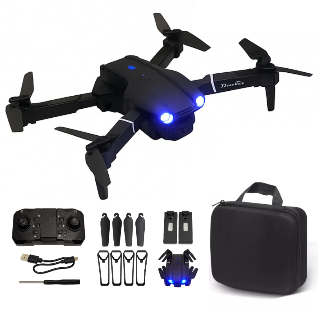 Drone Mini Pro Câmera Hd 2.4Ghz Gps Profissional 2 Baterias