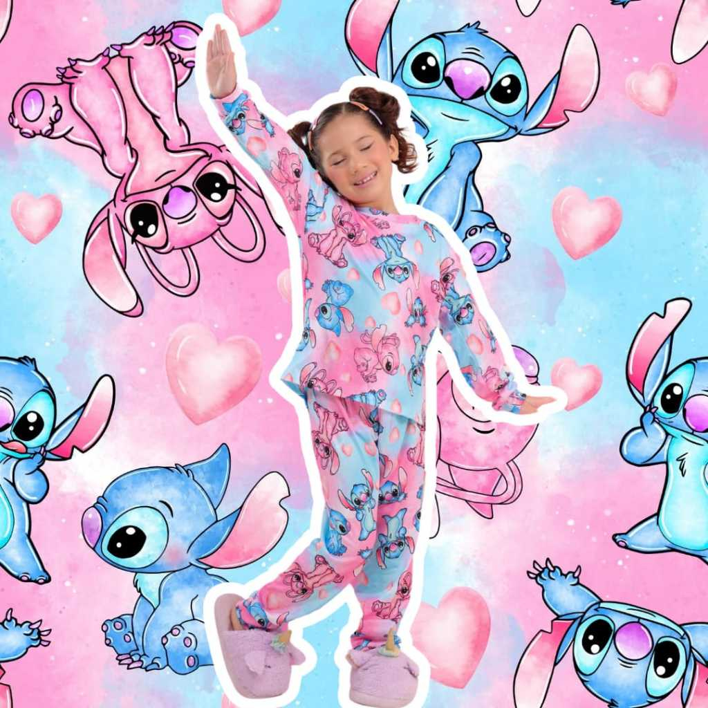 Pijama Infantil Menina Blusa e Calça Personagem Tendência 2026 Qualidade Premium