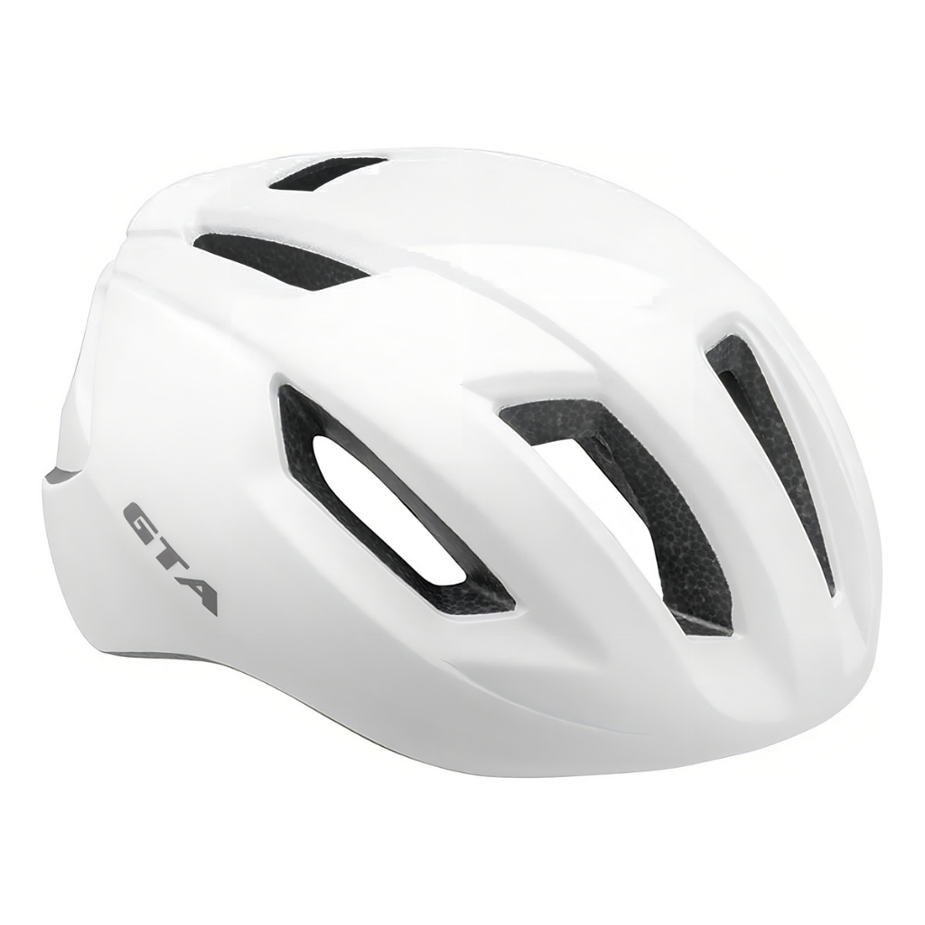 Capacete Ciclismo Gta Bike Road Rider 14 Furos Cor Branco Tamanho 54-58cm
