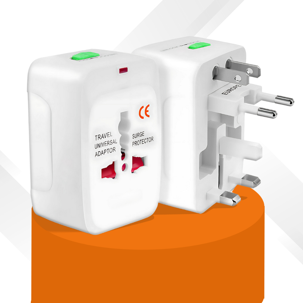 Adaptadores Tomada Universal Para Viagem Internacional Compatível Em +150 Países