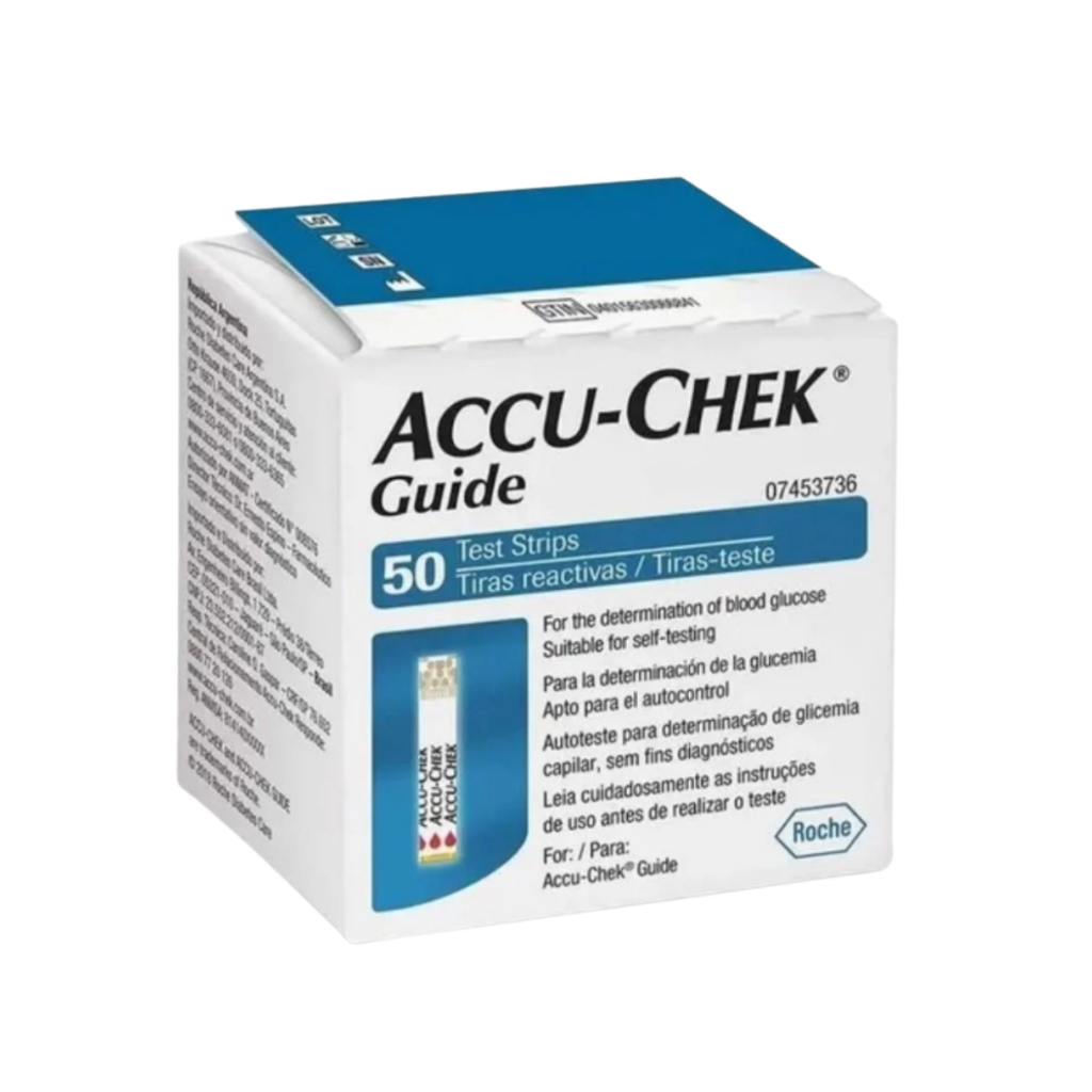Tiras Medidor Glicemia Accu Check Guide 50 Unidades Promoção