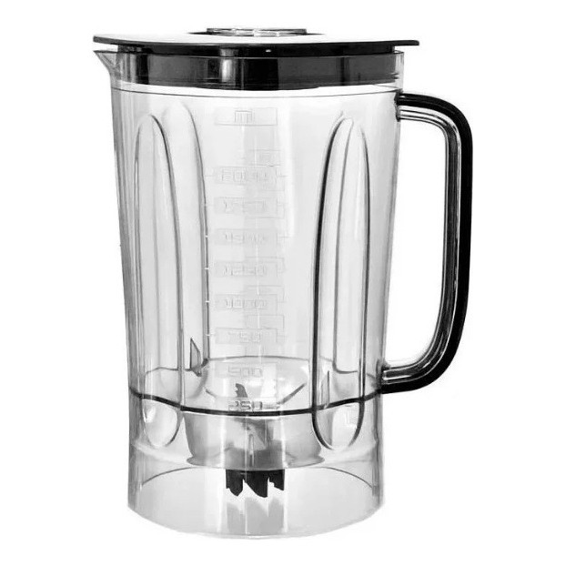 Copo Liquidificador Philco Modelos Ph700 Ph900 Ph1200 PLQ1212 PLQ1412 Preto e Vermelho
