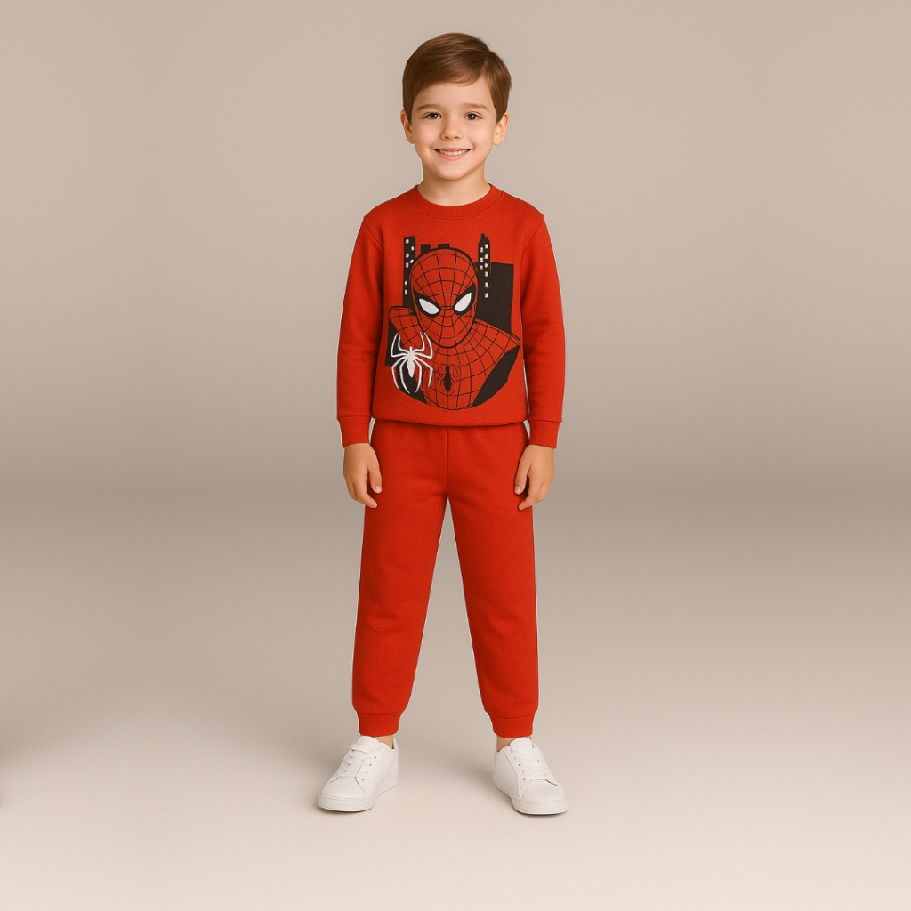 Conjunto Moletom Infantil homem aranha