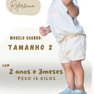 Kit c/4 Short Infantil - Tecido Linho Moda kids**&