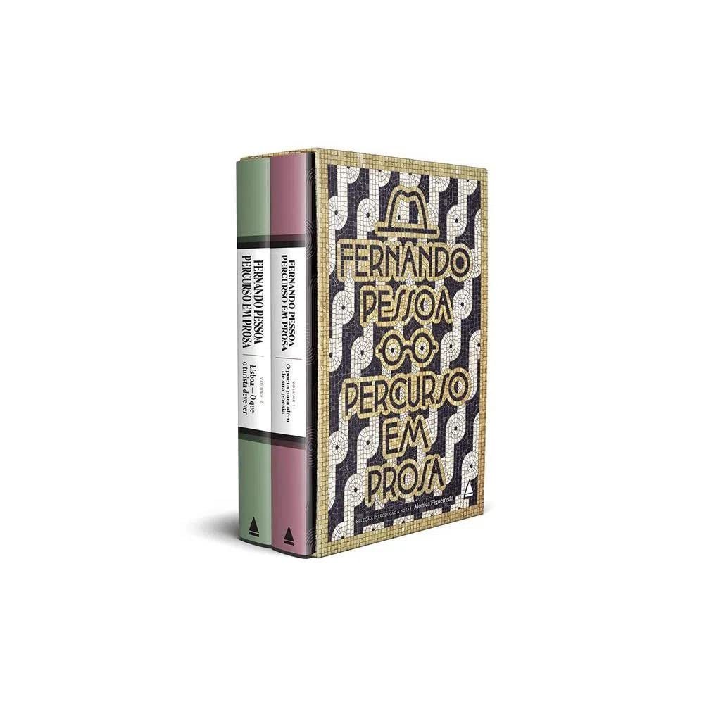 Box com 2 livros Fernando Pessoa: percurso em prosa