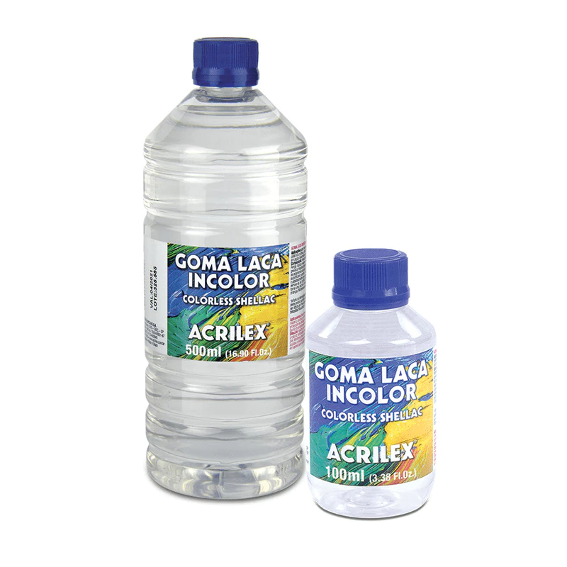 Goma Laca Incolor 100ml / 500ml - Acrilex
