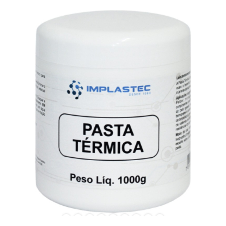 Pasta Térmica Silicone Pote de 1Kg Implastec Processador Cpu