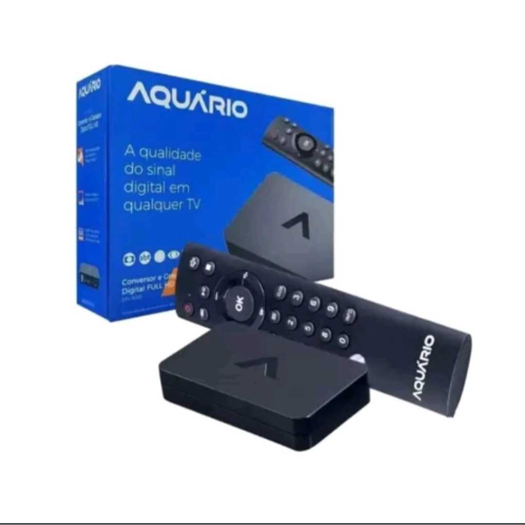 Conversor Digital e Gravador Aquario full HD Hdmi dtv-9000.