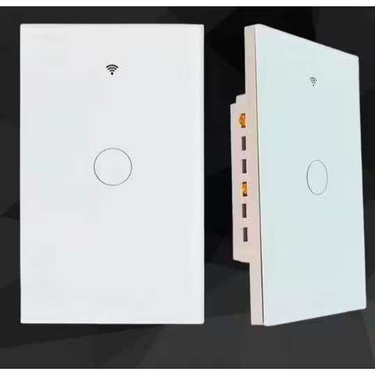 Interruptor Inteligente Touch Wi-Fi 1/2 Botão Smart Automação,Compatível Google Alexa Smart Tuya
