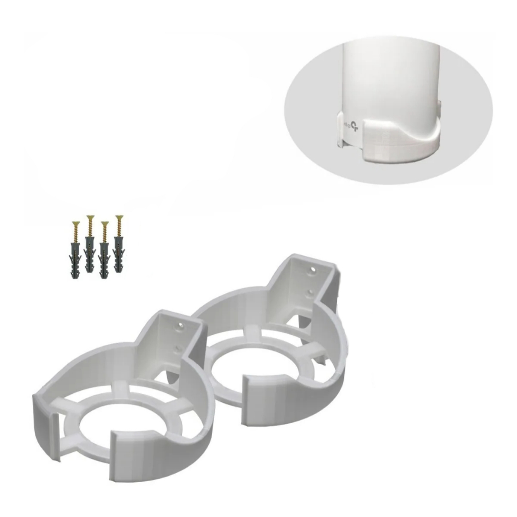 2 Suporte De Parede P/ Roteador Tp-link Deco Mesh X10 X20 X50 X60