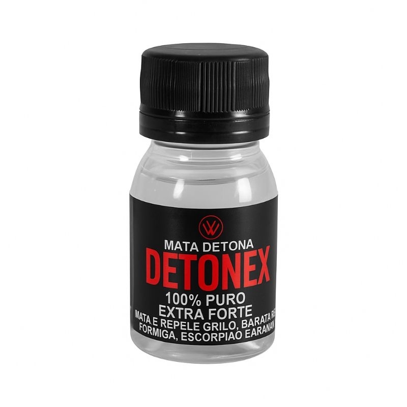 Detonex 30ml – Mata Barata Francesinha, Formiga e Escorpião – Rende 1,5L