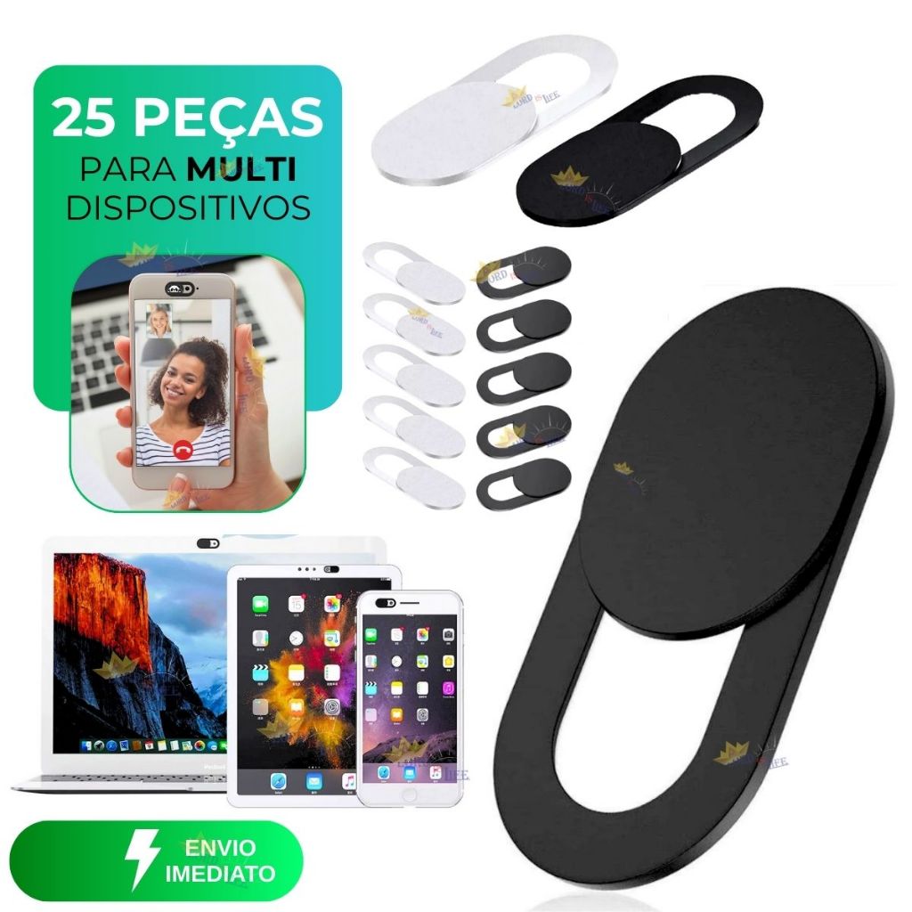 Protetor de Câmera Tampa de Webcam Notebook e Celulares Anti-espião Envio Rápido