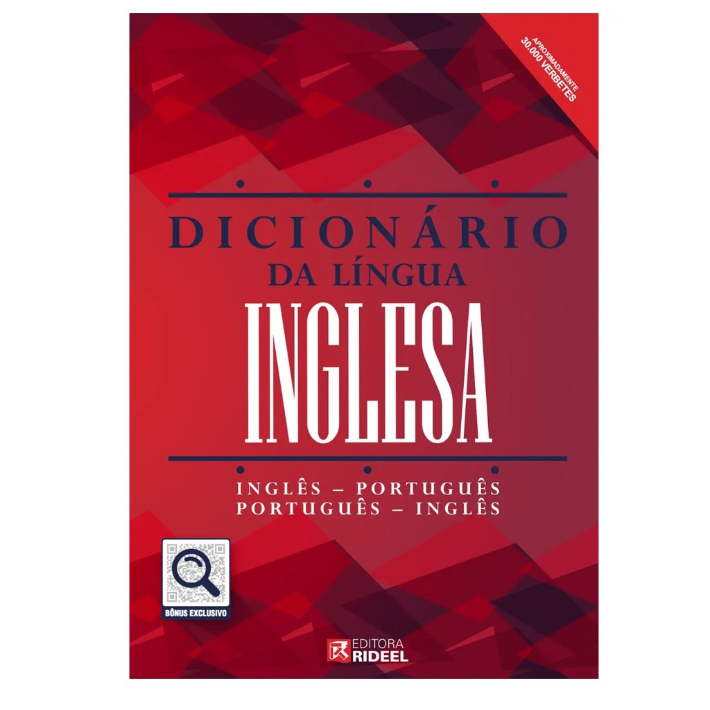 Dicionário de Inglês 560 Páginas 30 Mil Verbetes