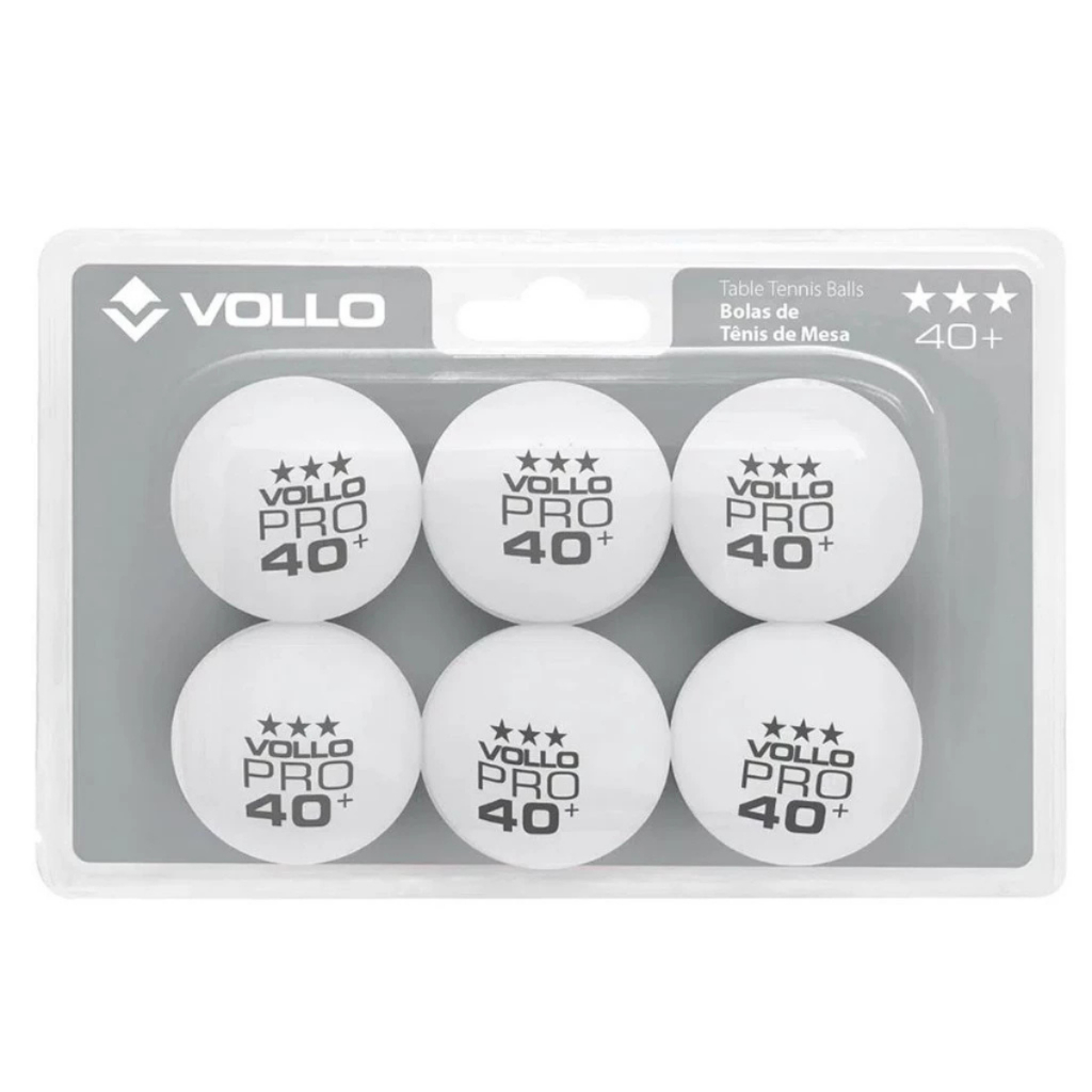 Kit 6 Bolas Tenis Mesa Ping Pong Profissional 3 Estrelas