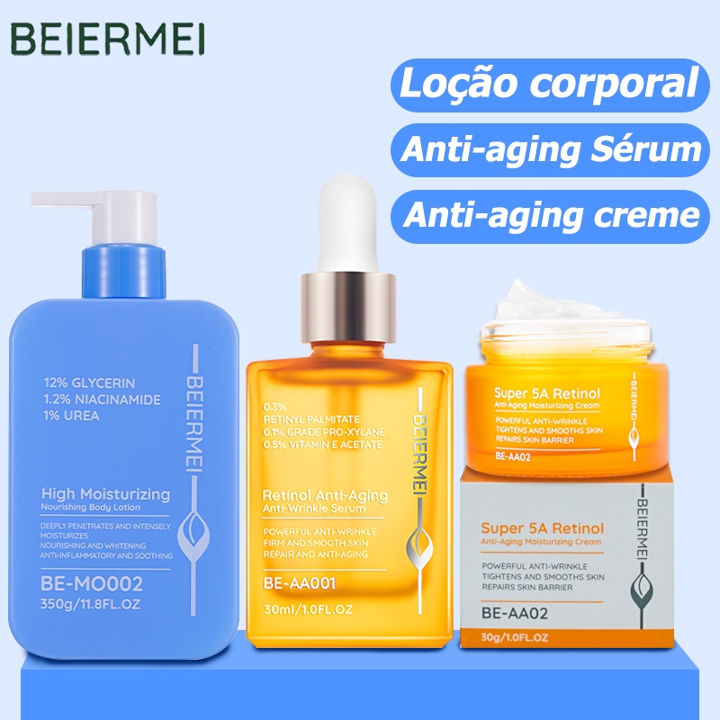 Kit Anti-aging Sérum Anti-aging creme Loção corporal