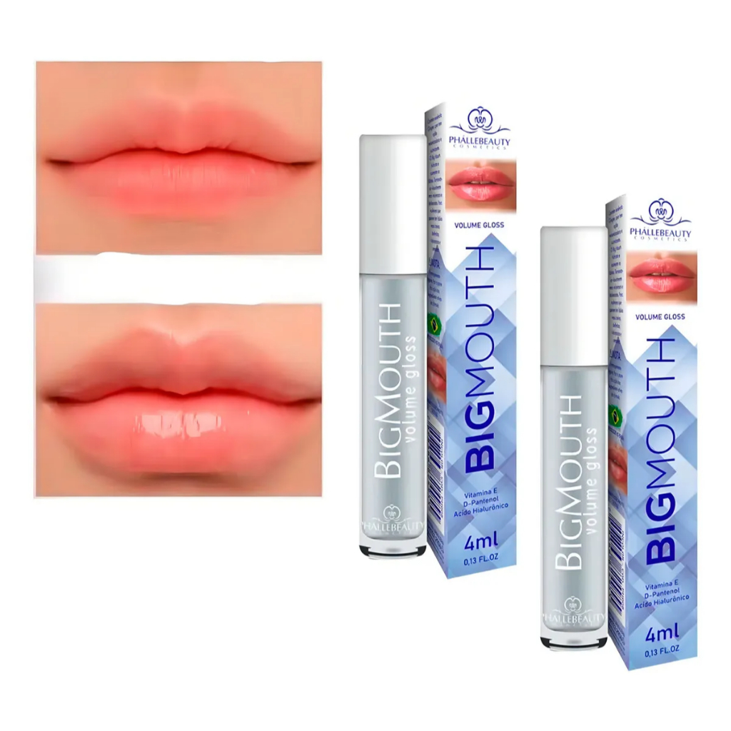 Gloss Labial Volume BigMouth 4ml Phálle Beauty Bolzanni