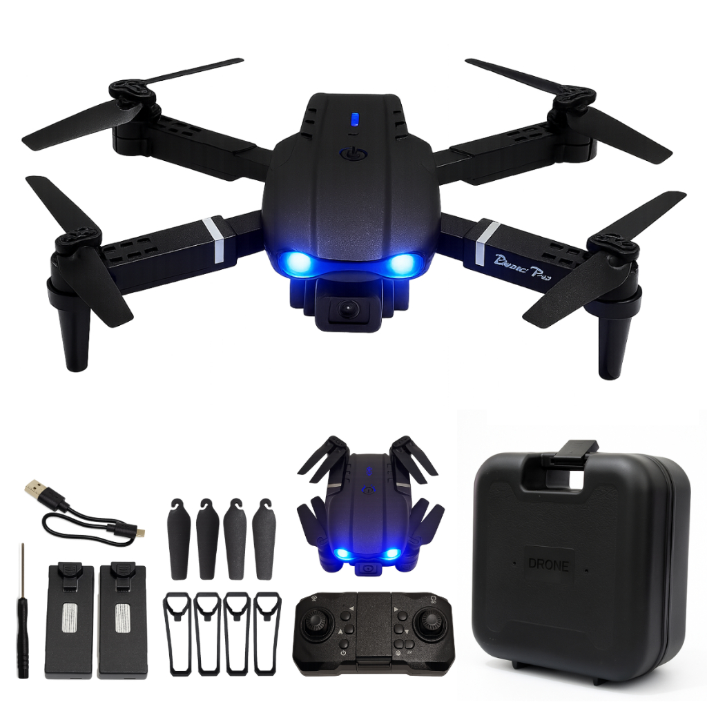 Mini Drone Profissional com câmera HD 2.4GHz 2 baterias