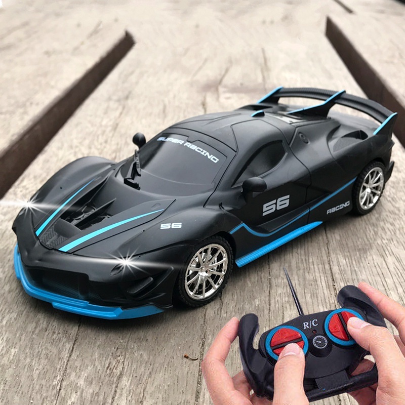 Carrinho de Controle Remoto Recarregável Super Carro Modelo Ferrari Lamborghini Bugatti Carros De Corrida Com Luz