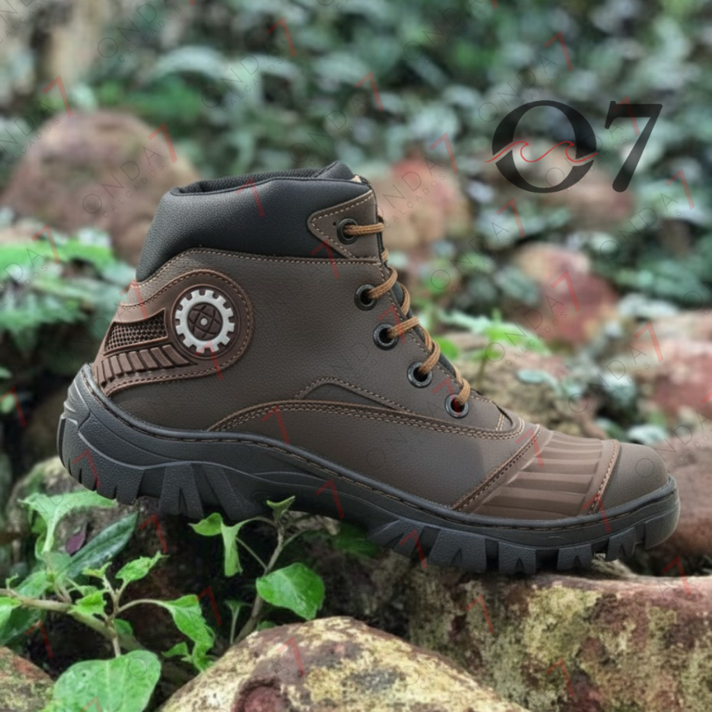 Bota Coturno Masculino Motociclista Militar Cano Médio Tático Original
