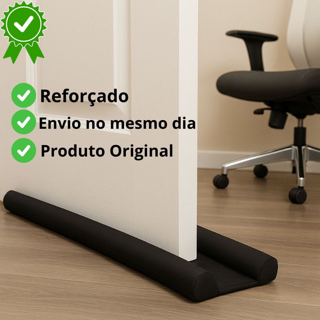 veda porta ideal 70cm 80cm 90cm 100cm 110cm 120cm impermeavel dupla proteção costura reforçada alta qualidade resistente