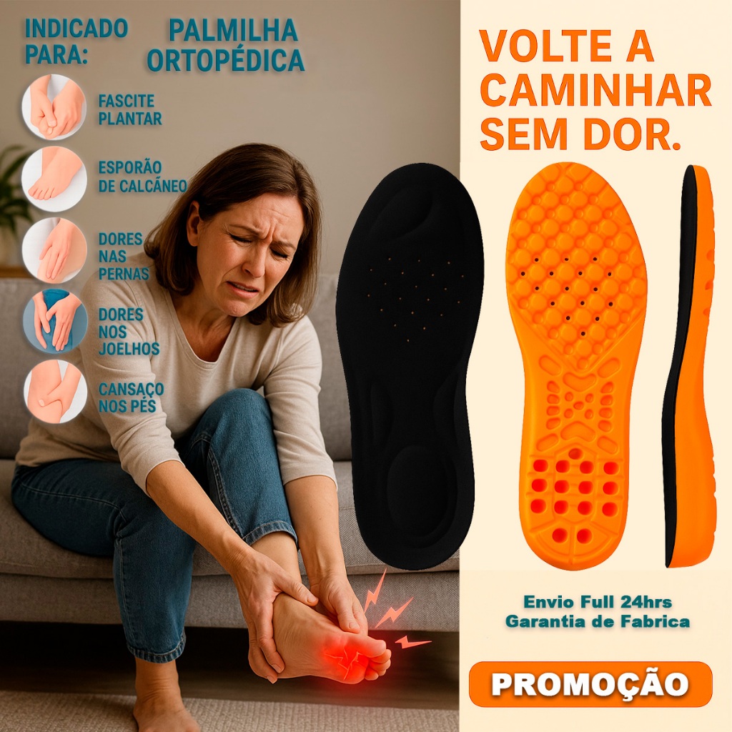 PALMILHA GEL P.U ORTOPÉDICA ANATOMICA PARA VARIAS HORAS DE TRABALHO ENVIO IMEDIATO