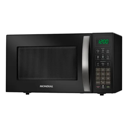 Micro-ondas Mondial 34L 1400W 127V Preto – Painel Digital e 10 Programas