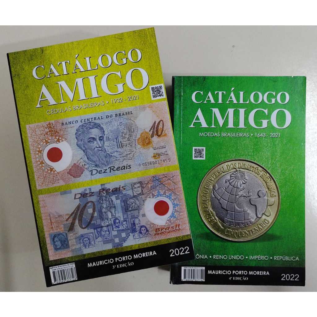 1 Catálogo (AMIGO) de moedas e cédulas 2 EM 1 2022
