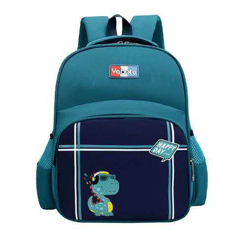 Mochila Infantil Jacarezinho Com Estojo Resistente e Confortável Desenho Animado Meninos Meninas Escolar Fofa