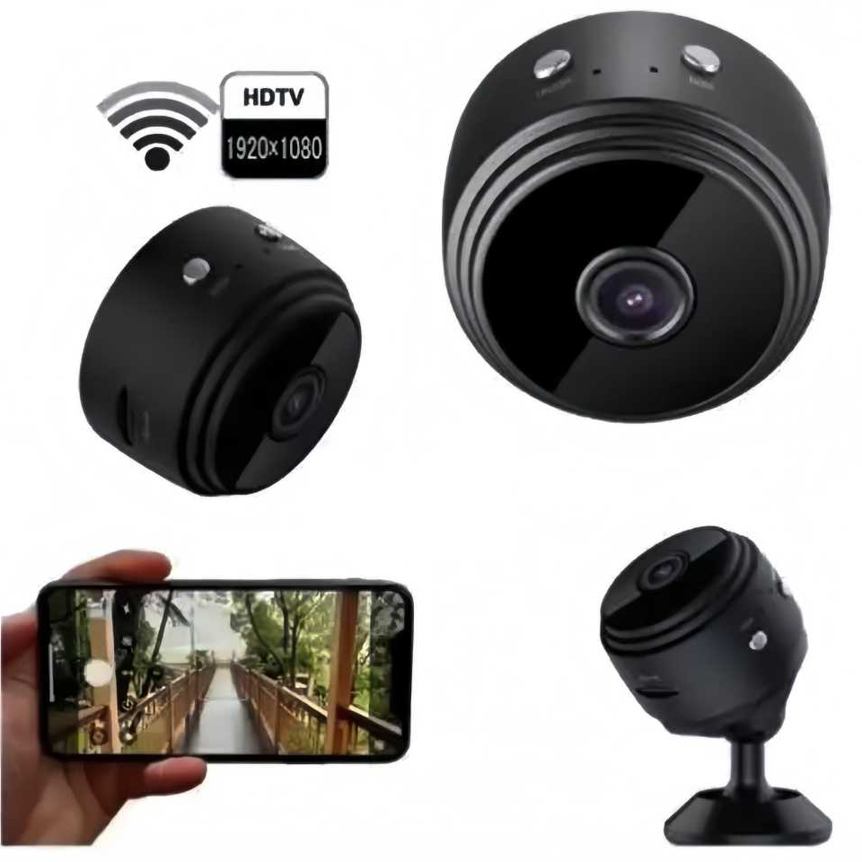 Novo A9 HD Mini com visão noturna Wifi Câmera 1080P Vigilância