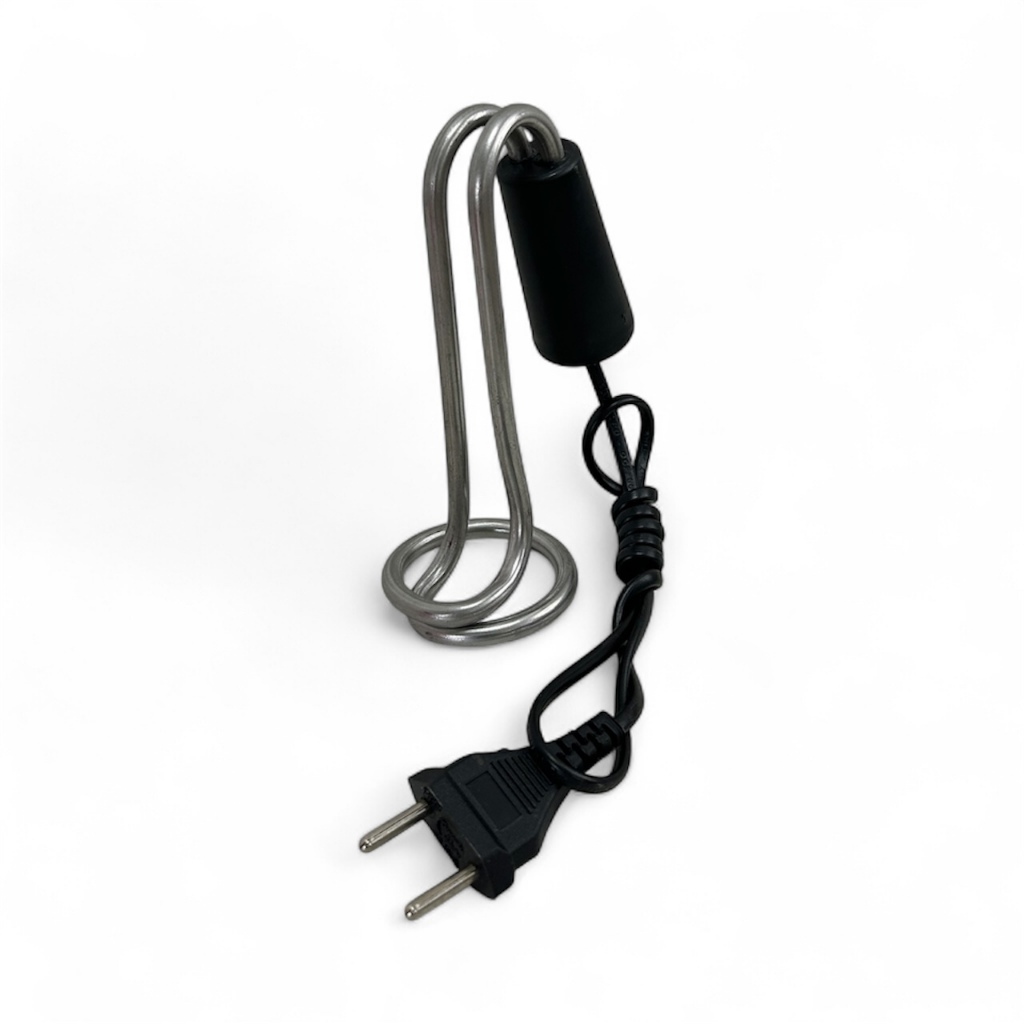 Ebulidor Elétrico Curvo De Copo Rabo Quente 1000watts Mergulhinho Térmico 110v/220v Portátil Esquenta Água Ferve Rápido