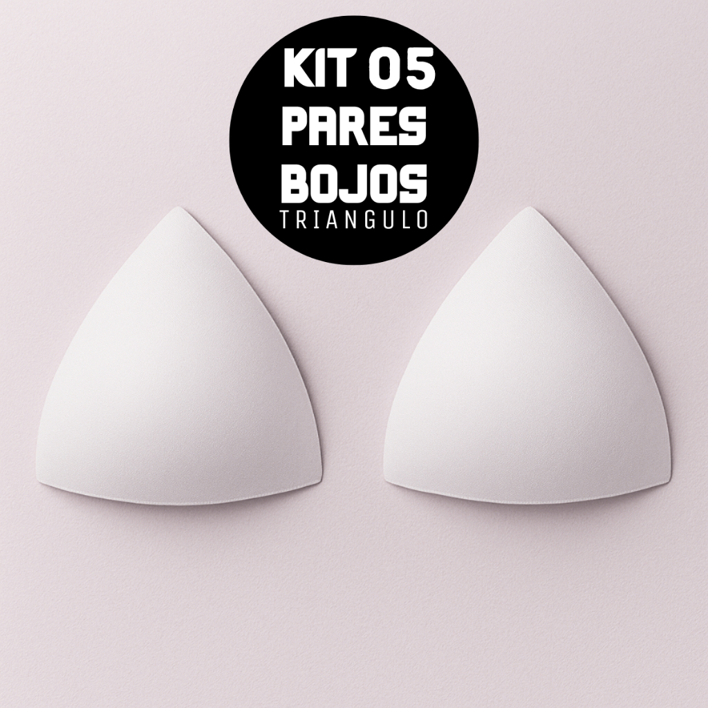 KIT 05 Pares de Bojo Triangulo Biquini Fitness Confeccao Confortavel Resistente