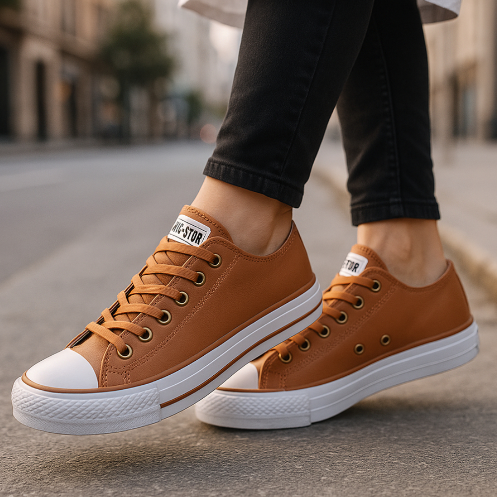 Tênis Casual Feminino Confortável Leve Star Passeio Moda Urbano 2025