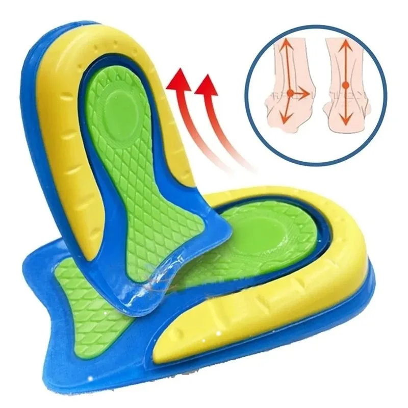 Calcanheira de Silicone Gel Ortopédica Esporão Dor Anti Impacto Dores Inchaço Calcanhar