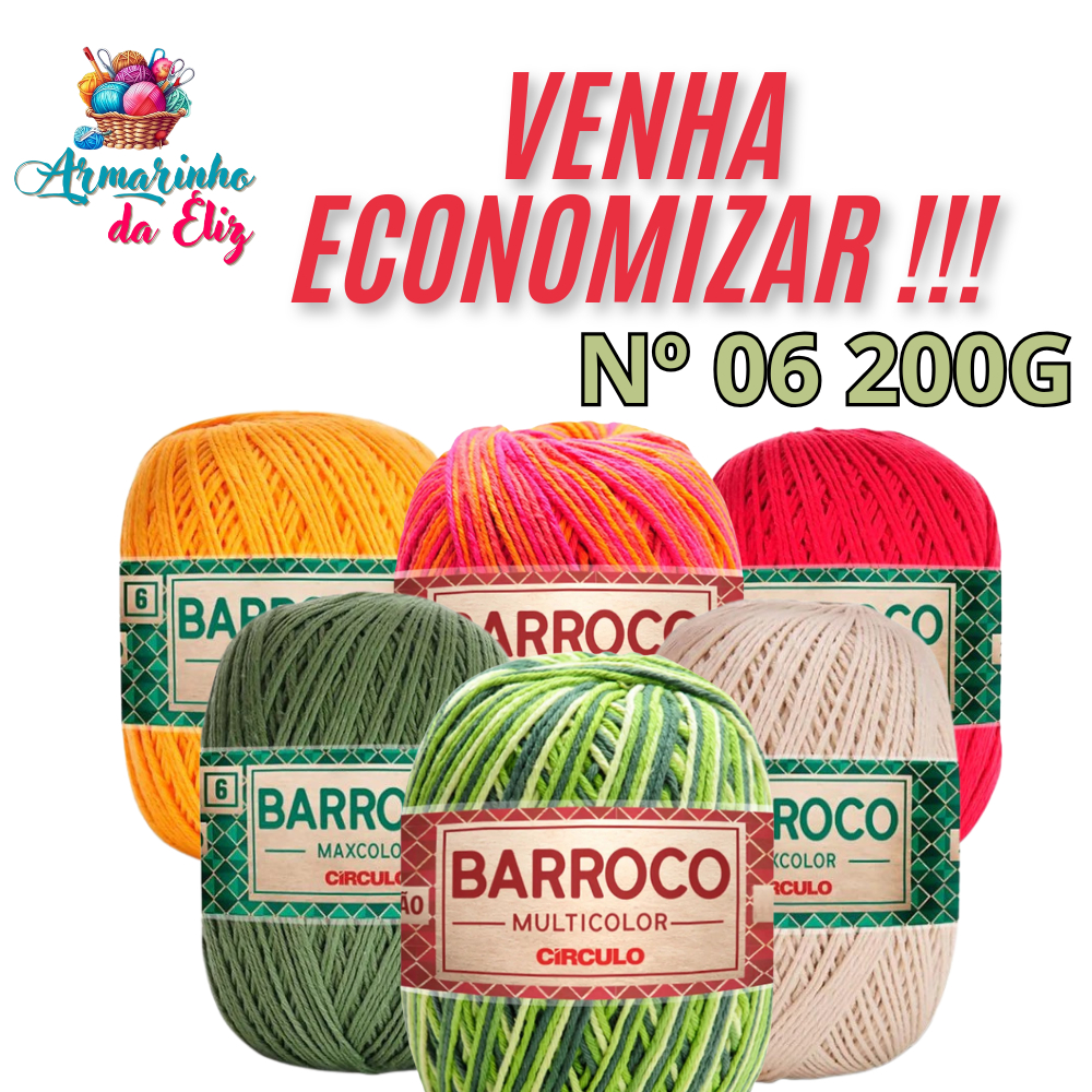 Barbante Barroco Nº 06 200g Circulo