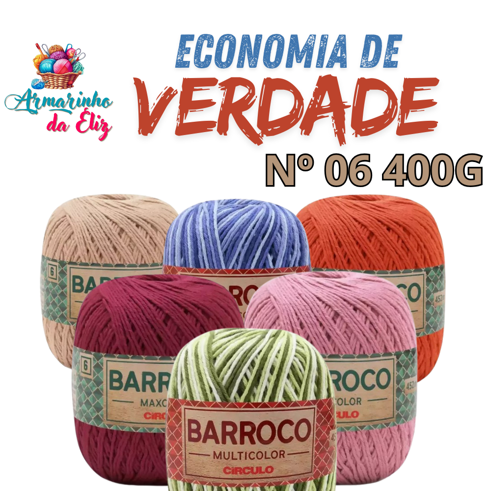 Barbante Barroco Nº 06 400g Circulo