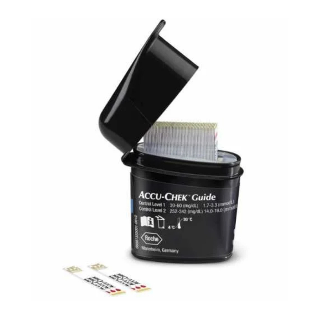 Frasco Tiras Medidor Glicemia Accu Check Guide 50 Unidades Promoção
