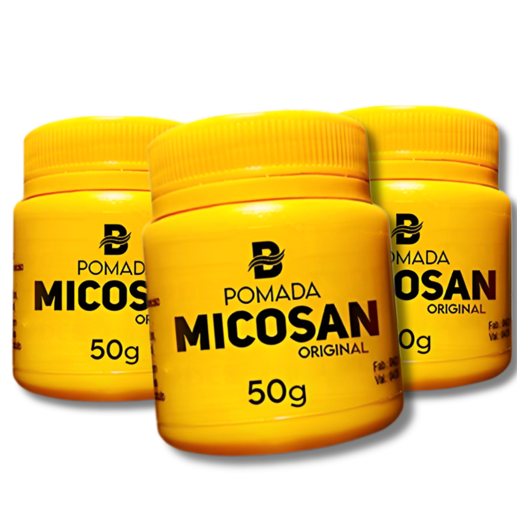kit 3 Pomada micosan 50gr P/ Manchas e Doenças de Pele - ORIGINAL