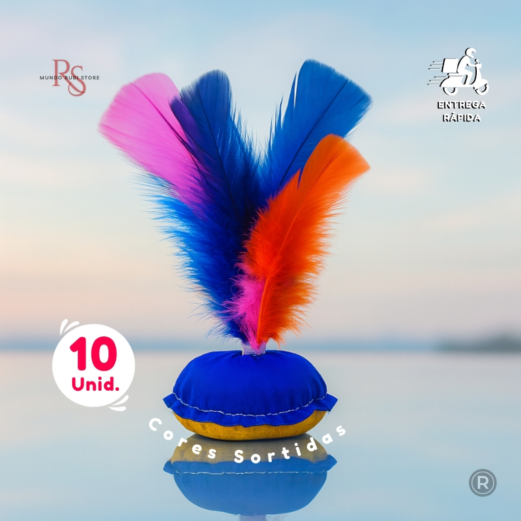 10 Petecas Infantil Festa Brinquedo Lebrancinhas Prendas Saco Surpresa - Envio Imediato