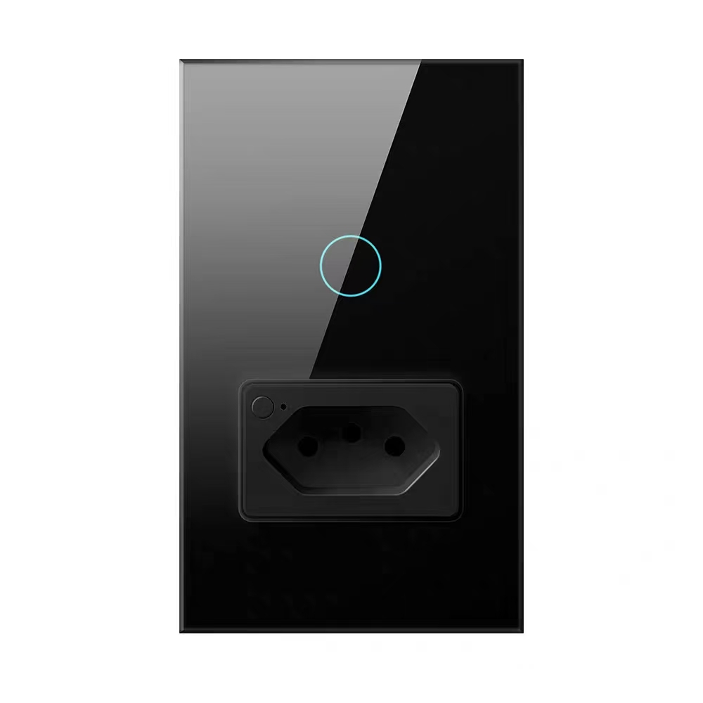 Interruptor Inteligente 1  2 Botão + Tomada Wifi Smart