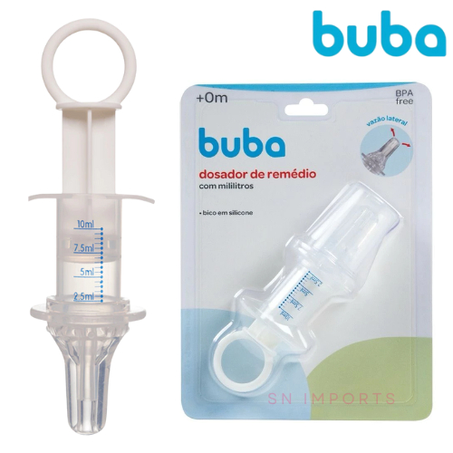 Dosador de Remédios para Bebê Tipo Seringa Buba