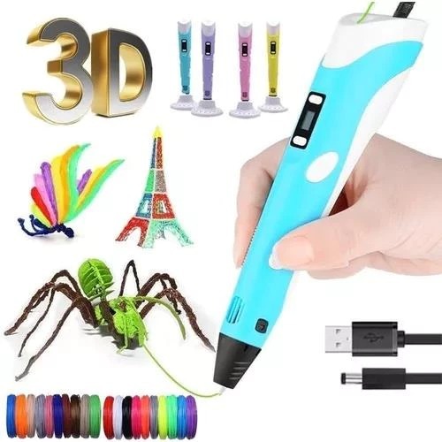 Manual de impressora de caneta 3D (para crianças e adultos) Consumíveis de plástico de segurança DIY