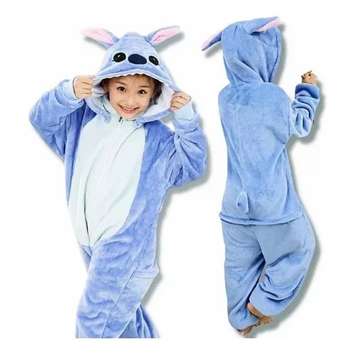 Pijama Promoção Kigurumi Stitch Pikachu Angel Coelho Banguela Dino Macio Leve Confortável Peluciado