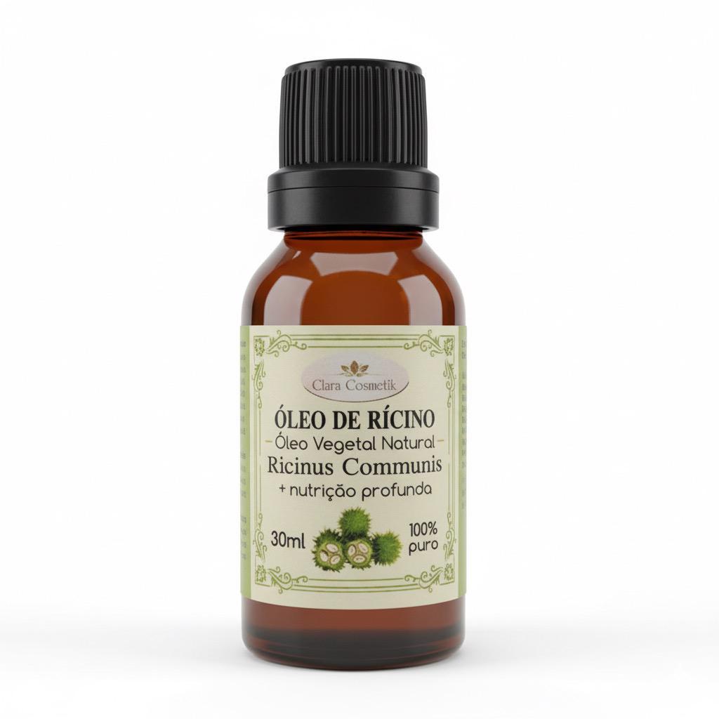 Óleo de Rícino 100% Puro 30ml Clara Cosmetik