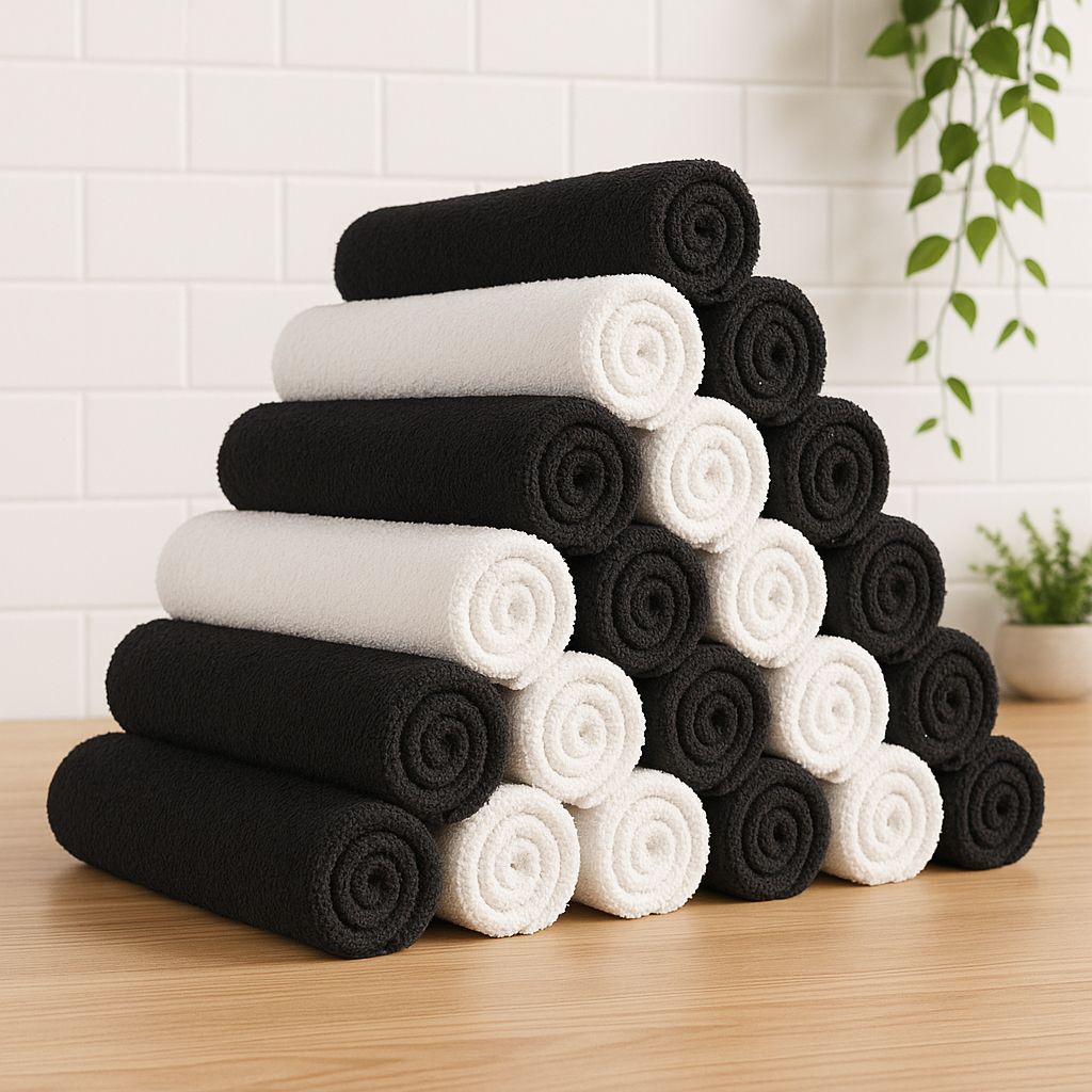 Kits Toalha de Salão de Beleza Trip Clean 45x62cm 100% Algodão Ideal para Profissionais