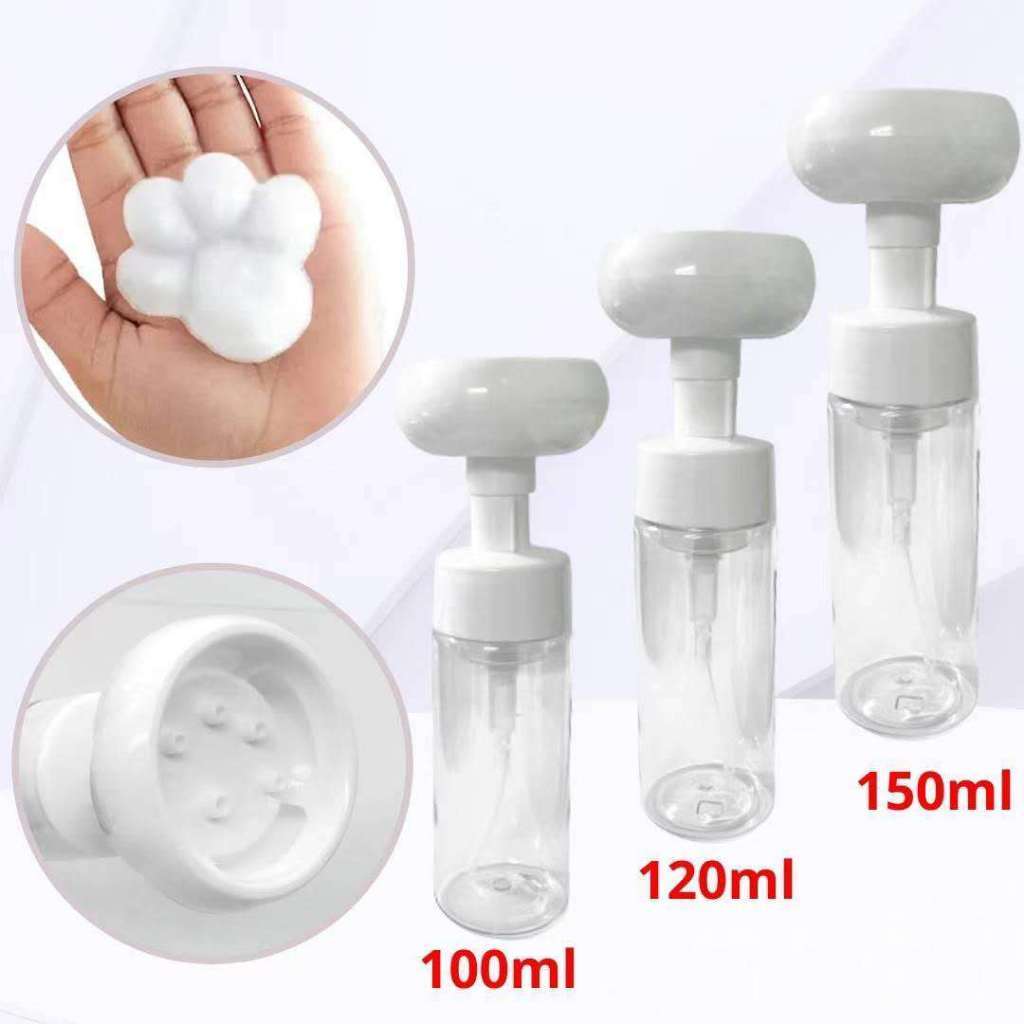 Dispenser Saboneteira Espuma Flor/Pata de Gato – Frasco Pump SKIN para Sabonete Líquido 100ml/120ml