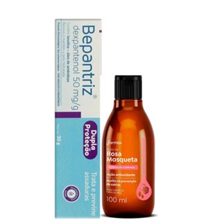 Kit com Bepantriz Dexpantenol 30g + Óleo de Rosa Mosqueta corporal 100ml