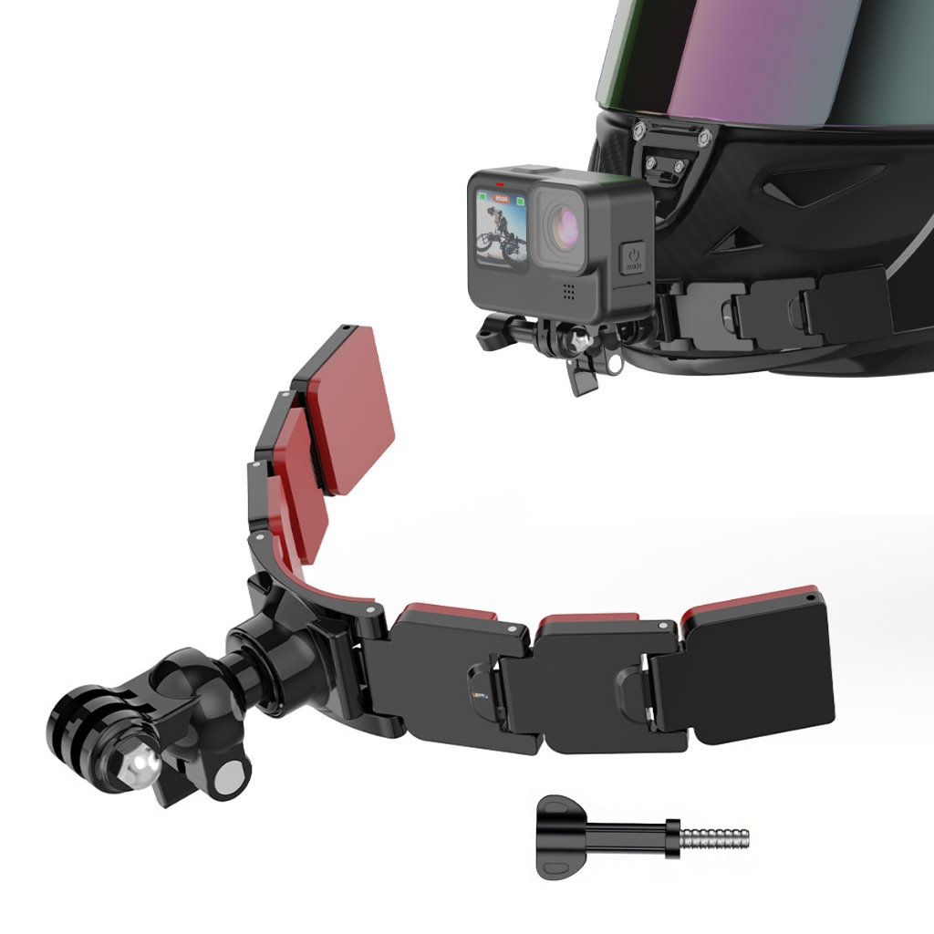 Suporte Capacete Frontal ( Gopro Insta 360 Osmo Action Go )